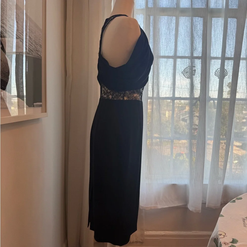 Fabulous Cushnie Et Ochs Black Silk Dress With Lace - Picture 5 of 6